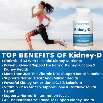 Kidney Restore & Kidney-D 2-Pack Capsules for Nutritional Kidney Support