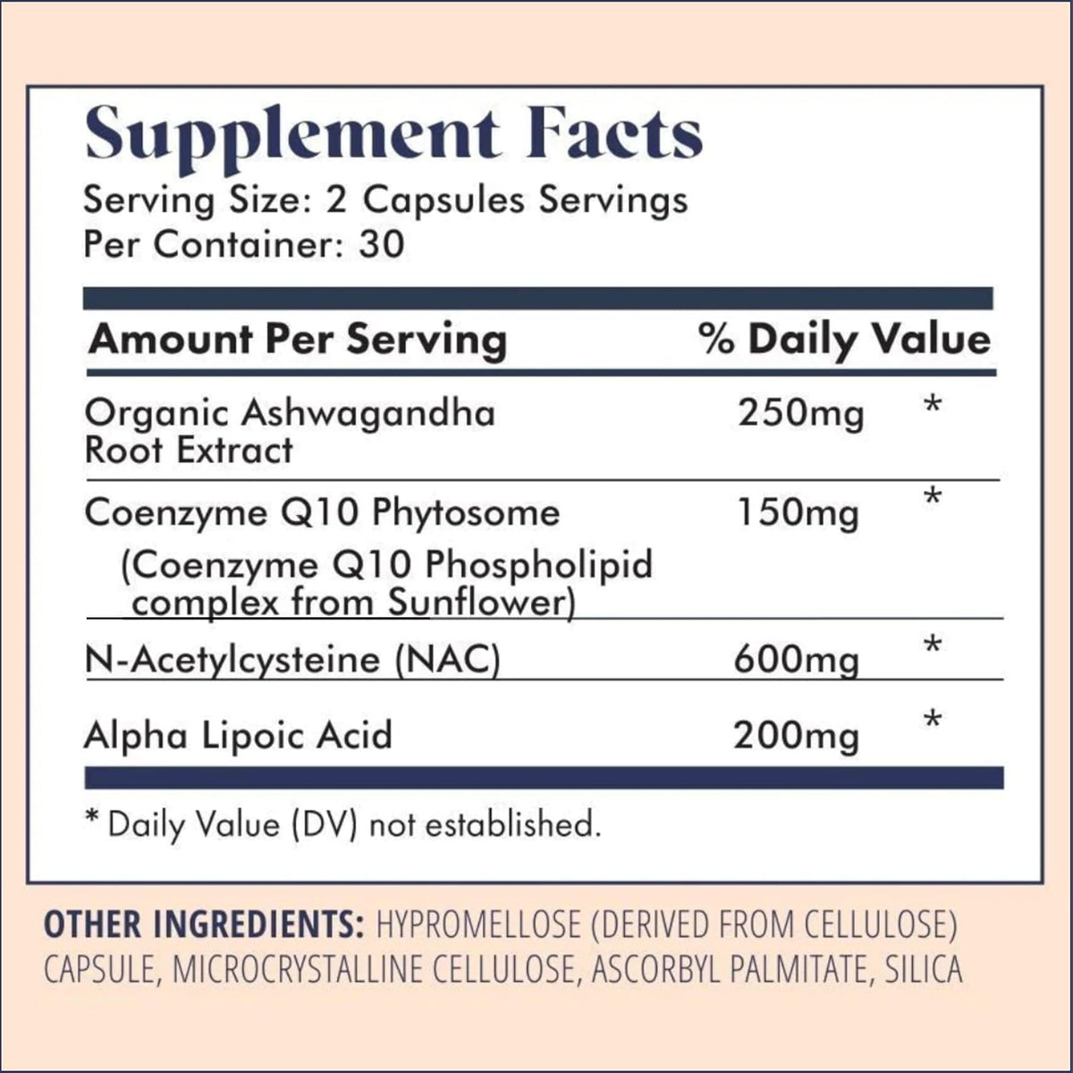FullWell Fertility Booster - Conception Support for Men & Women with CoQ10, Ashwagandha, NAC and ALA (60 Capsules) - görsel 7
