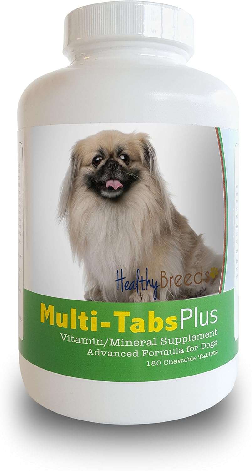 Healthy Breeds Pekingese Multi-Tabs Plus Chewable Tablets (180 Tablets) - görsel 1