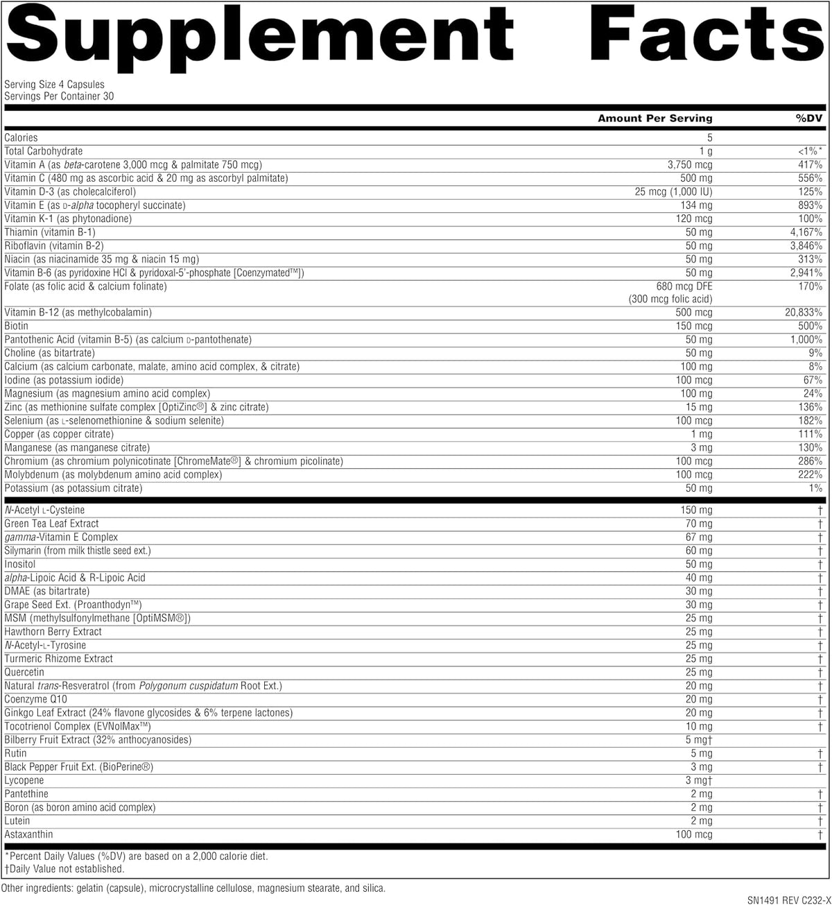 Source Naturals Life Force Iron Free Multivitamin - 120 Capsules - görsel 2