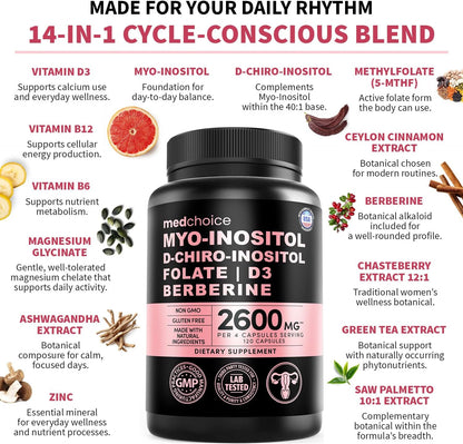 14-in-1 Women's Inositol Complex (Pack of 3)
