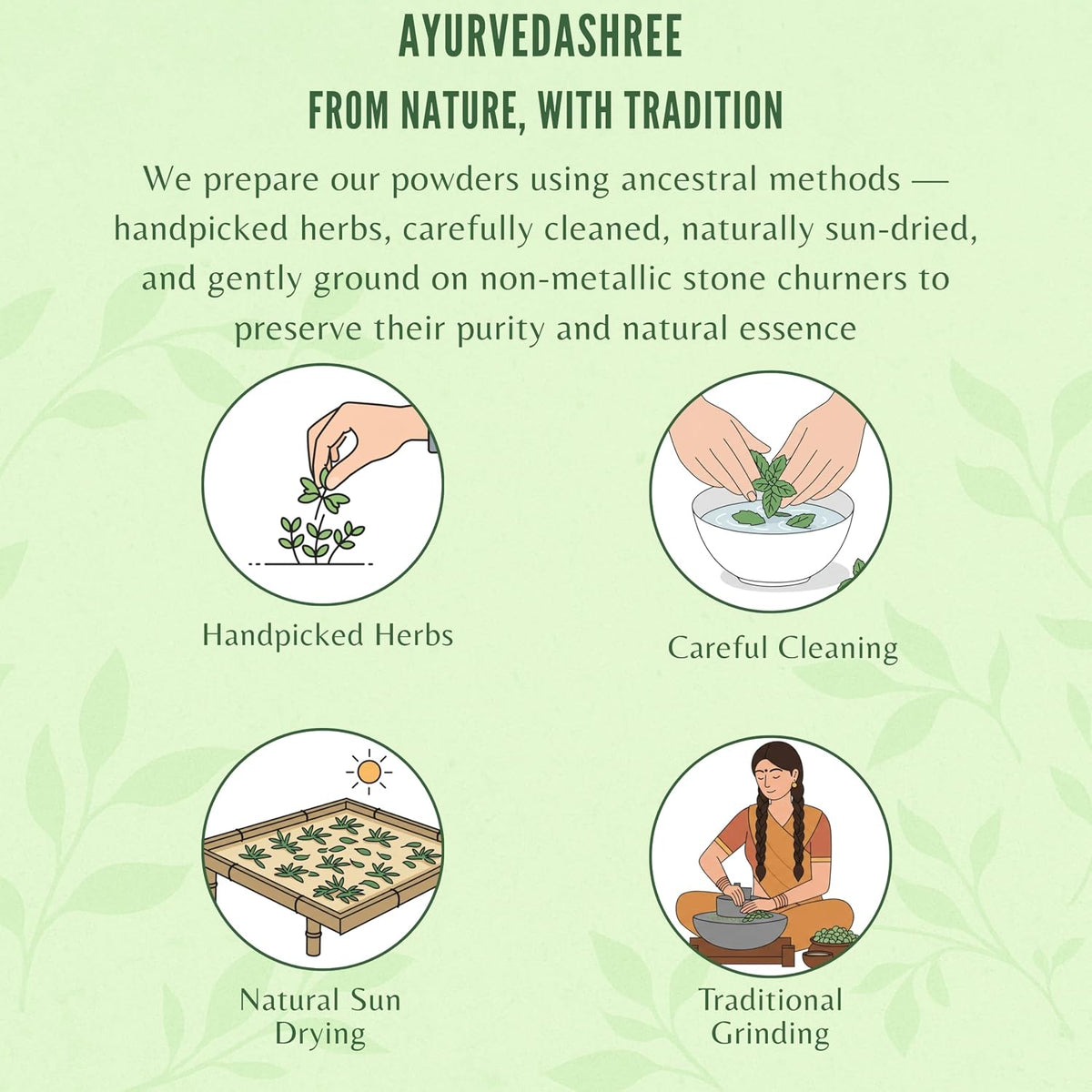 AYURVEDASHREE Shankhpushpi Powder 50g - Convolvulus Pluricaulis, Vegan, Non-GMO - görsel 9