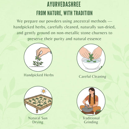 AYURVEDASHREE Shankhpushpi Powder 50g - Convolvulus Pluricaulis, Vegan, Non-GMO