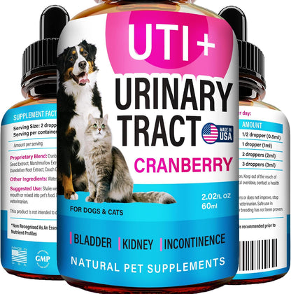 Adrenal Balance for Dogs and Cats - Herbal Adrenal Support Drops with Ashwagandha, Liquorice Root, Rhodiola Rosea, 2 oz