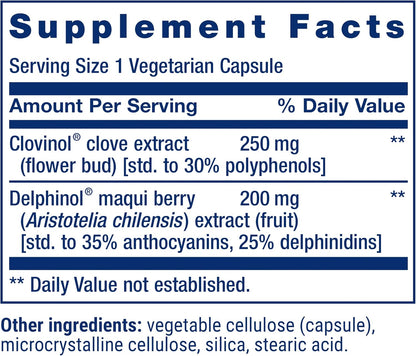 Life Extension Glycaemic Guard – Blood Sugar Support with Clove & Maqui Berry