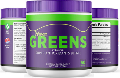Herpa Greens Powder – (3 Pack) Official HerpaGreens Advanced Formula, 90 Servings