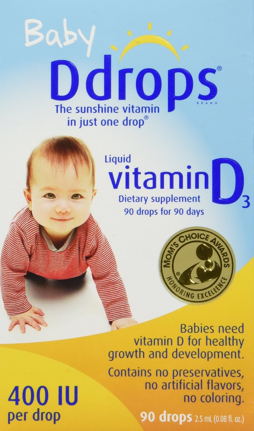 Ddrops Baby 400 IU 90 Drops 0.08 fl oz (4 Pack) - görsel 2