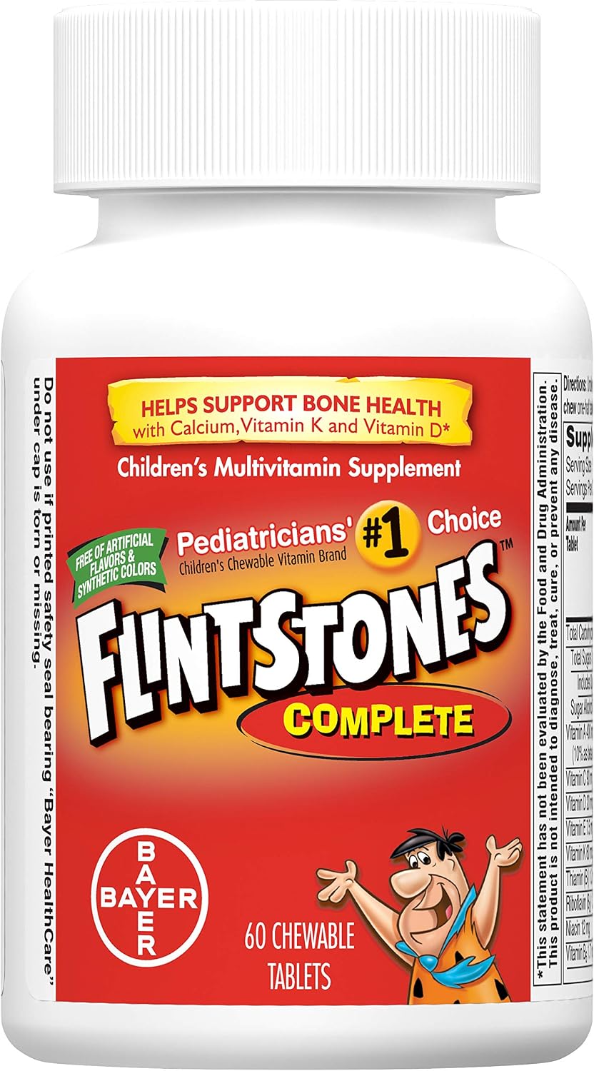 Flintstones Complete Children's Multivitamin, 60 Chewable Tablets - görsel 2