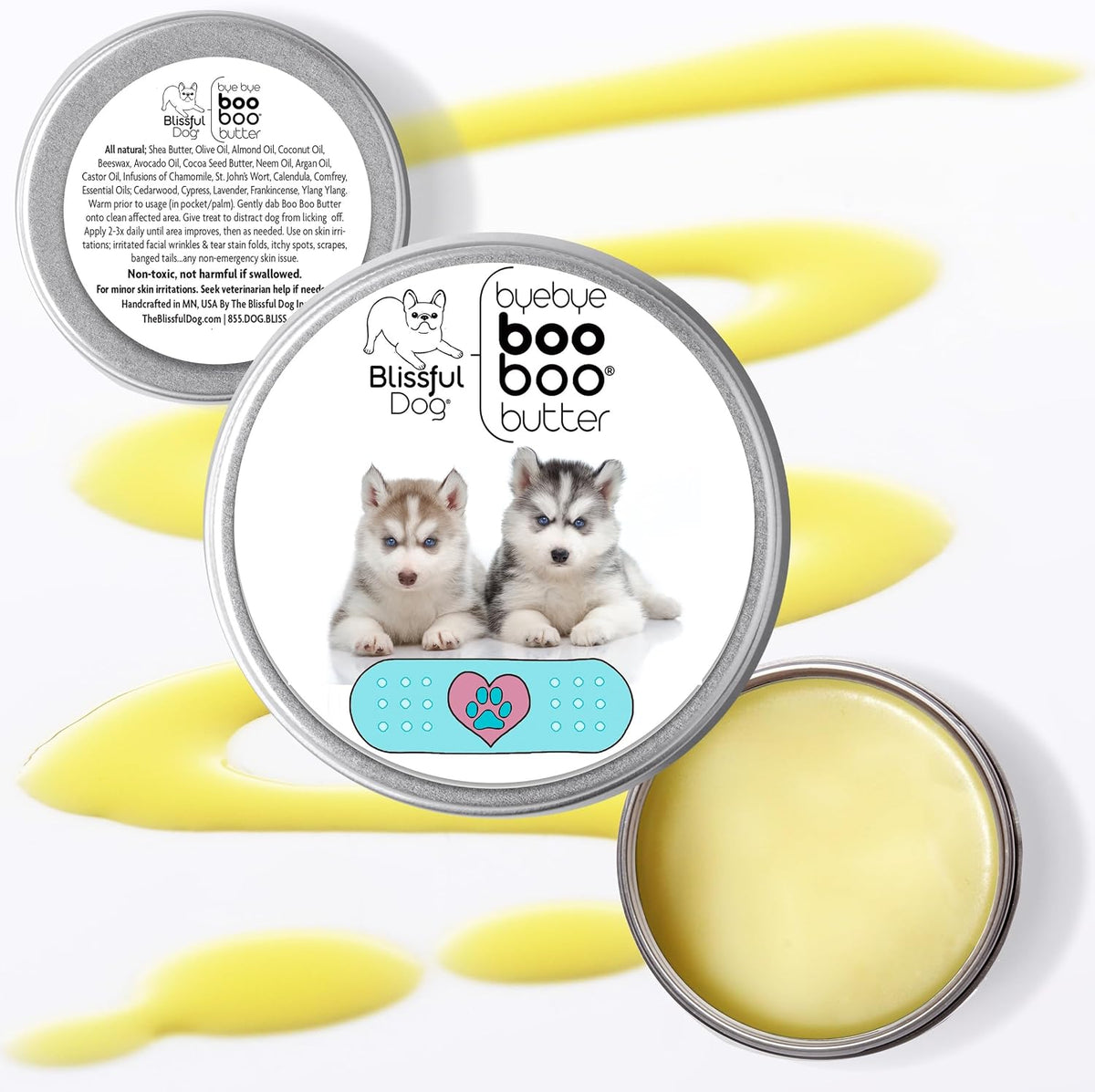 The Blissful Dog Husky Booboo Butter - 2 oz Tin - görsel 2