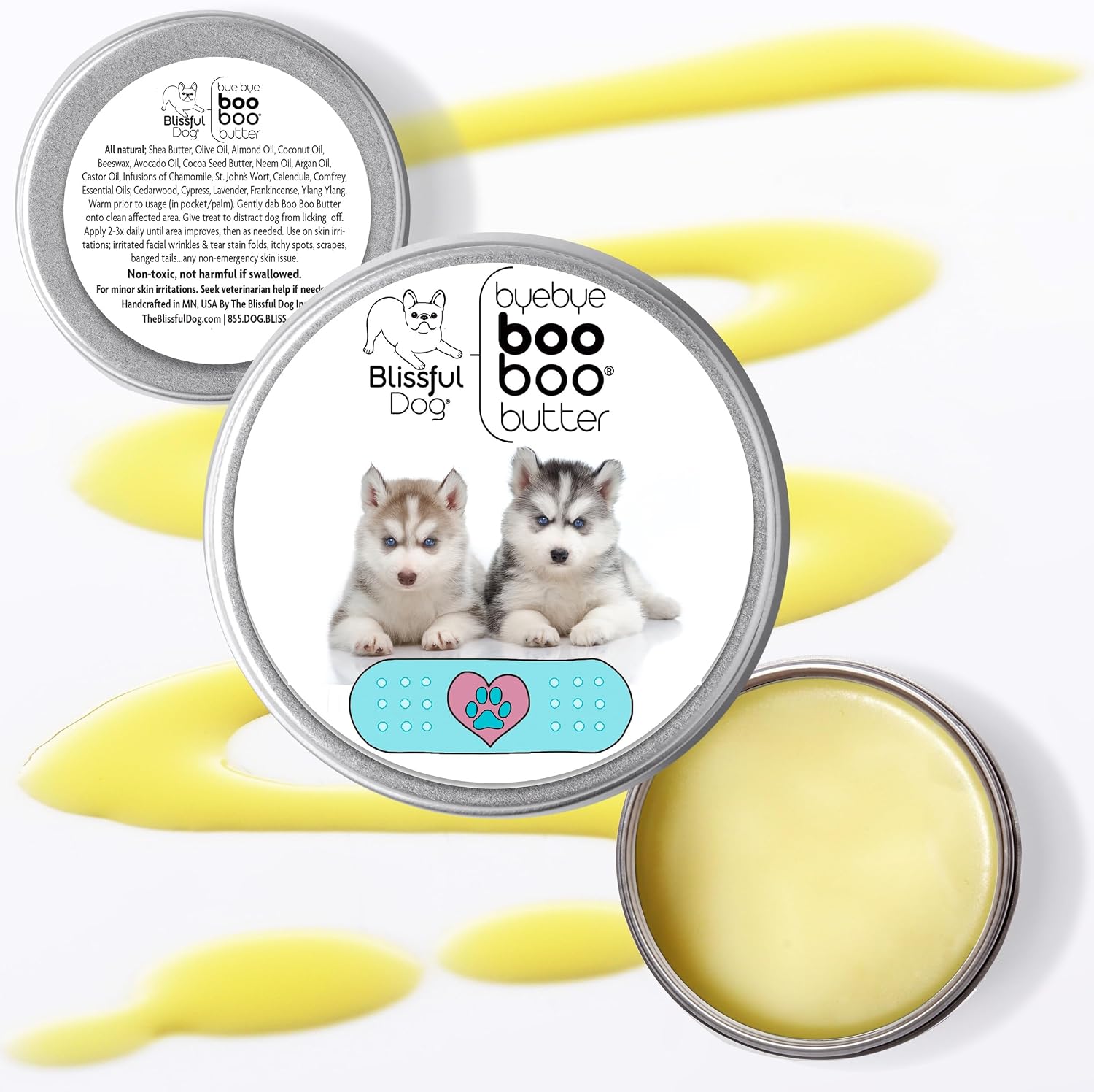 The Blissful Dog Husky Booboo Butter - 2 oz Tin - görsel 2