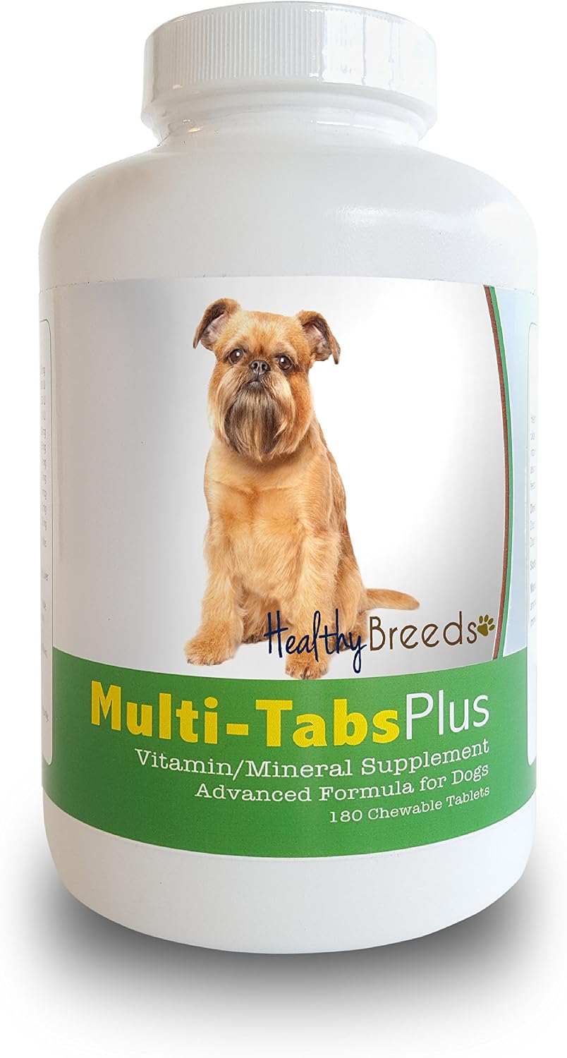 Healthy Breeds Brussels Griffon Multi-Tabs Plus Chewable Tablets - 180 Tablets - görsel 1