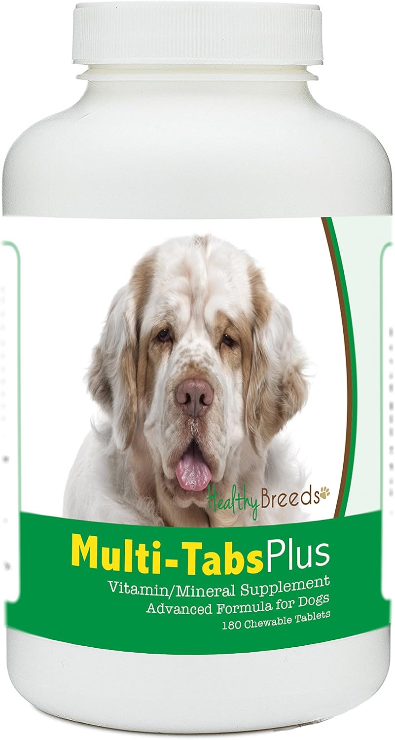 Healthy Breeds Clumber Spaniel Multi-Tabs Plus Chewable Tablets 180 Count - görsel 1