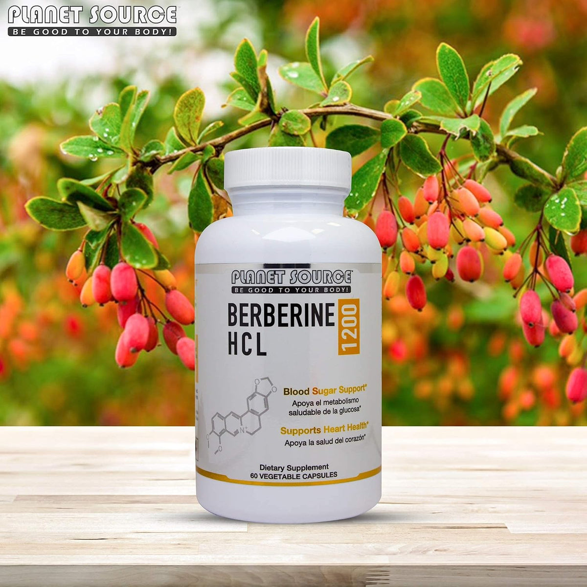 Berberine HCl 1200 mg per Serving 60 Capsules - görsel 3