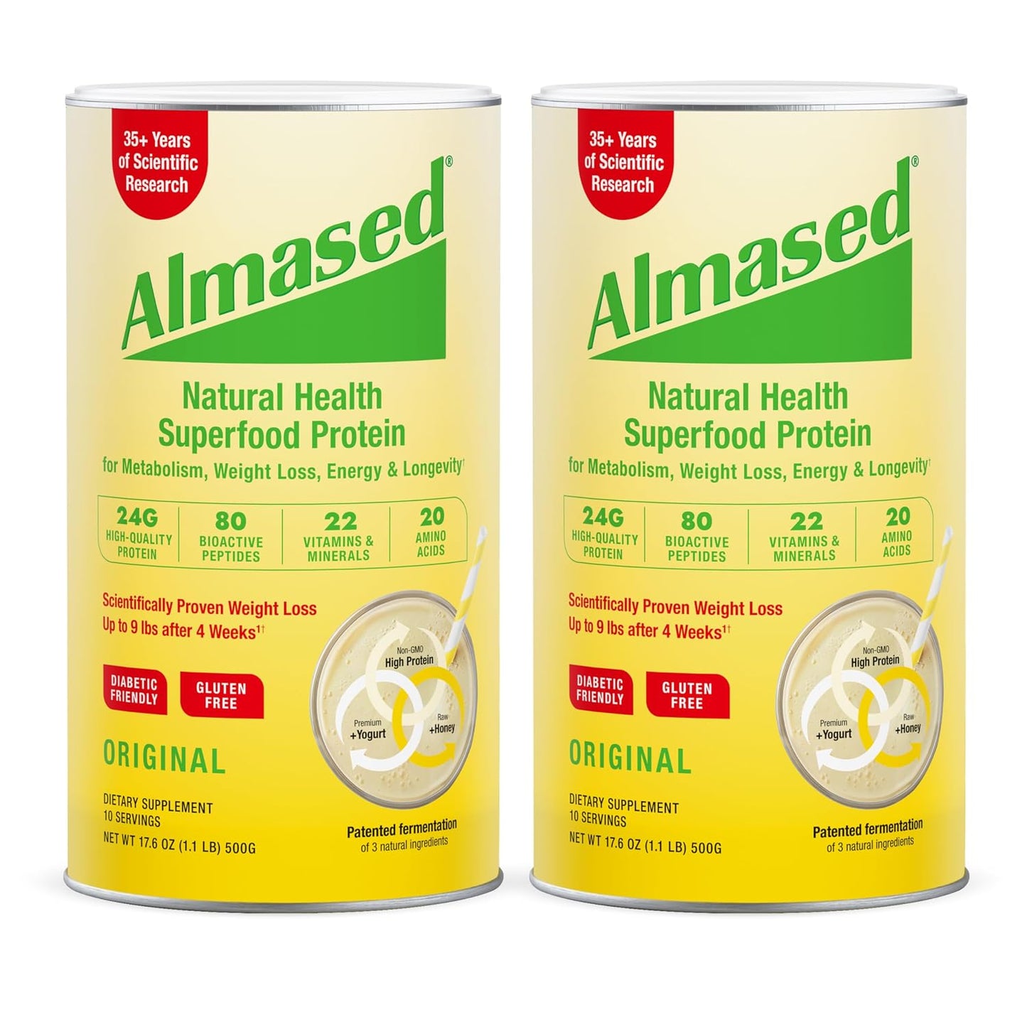 Almased Meal Replacement Shake - Original Flavour (500g) - görsel 1