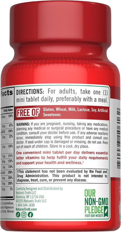 Nature's Truth One Daily Multivitamin - 100 Mini Tablets