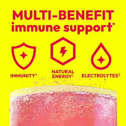 Emergen-C 1000mg Vitamin C Powder, Strawberry & Kiwi Flavour – 30 Sachets