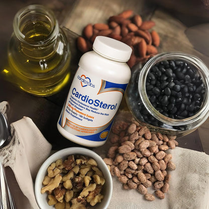 CardioSterol - Plant Sterols and Fish Oil Food Supplement, 180 Soft gel capsule Capsules (60-Day Supply)
