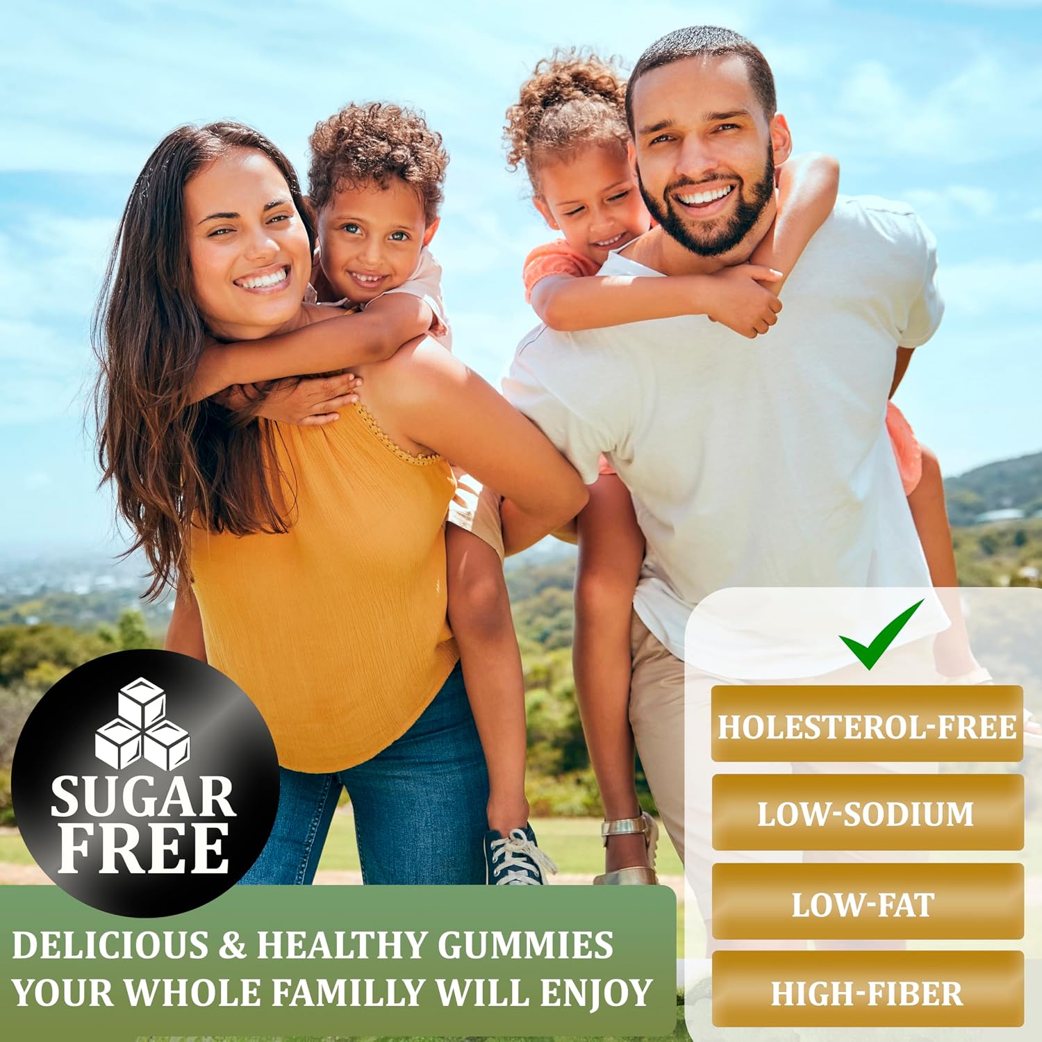 Soursop Leaves & Fruit Gummies – Sugar-Free Graviola Supplement – 3000mg – 60 Gummies - görsel 4