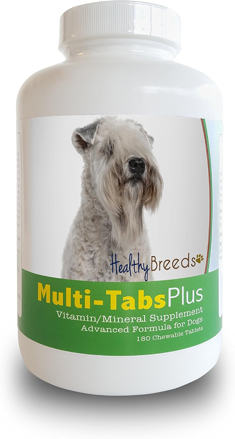 Healthy Breeds Soft Coated Wheaten Terrier Multi-Tabs Plus Chewable Tablets 180 Count - görsel 1