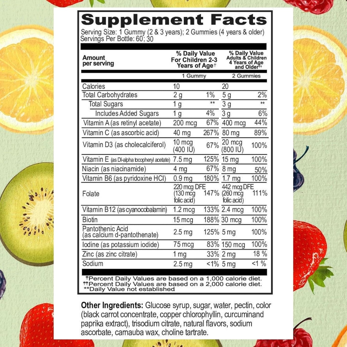 Go Healthy Kids Multivitamin Gummies with Vitamin C, D3 and Zinc – Immune Support for Children 2+ - görsel 5