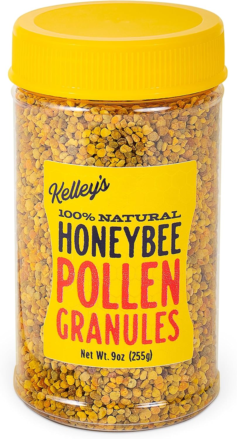 Kelley’s Bee Pollen, 255 g – 100% Raw Bee Pollen Granules - görsel 1