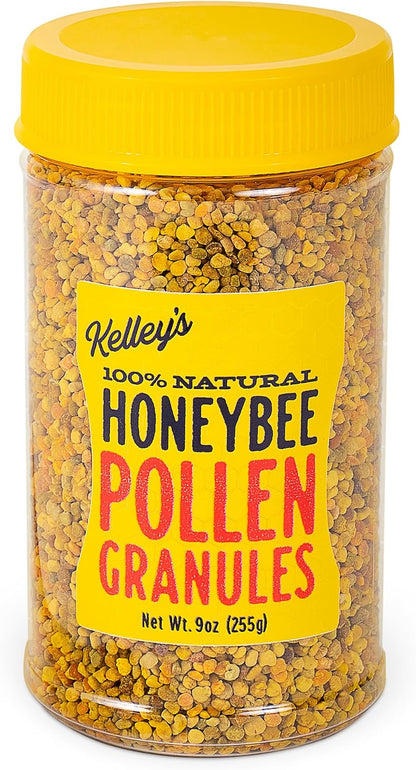 Kelley’s Bee Pollen, 255 g – 100% Raw Bee Pollen Granules