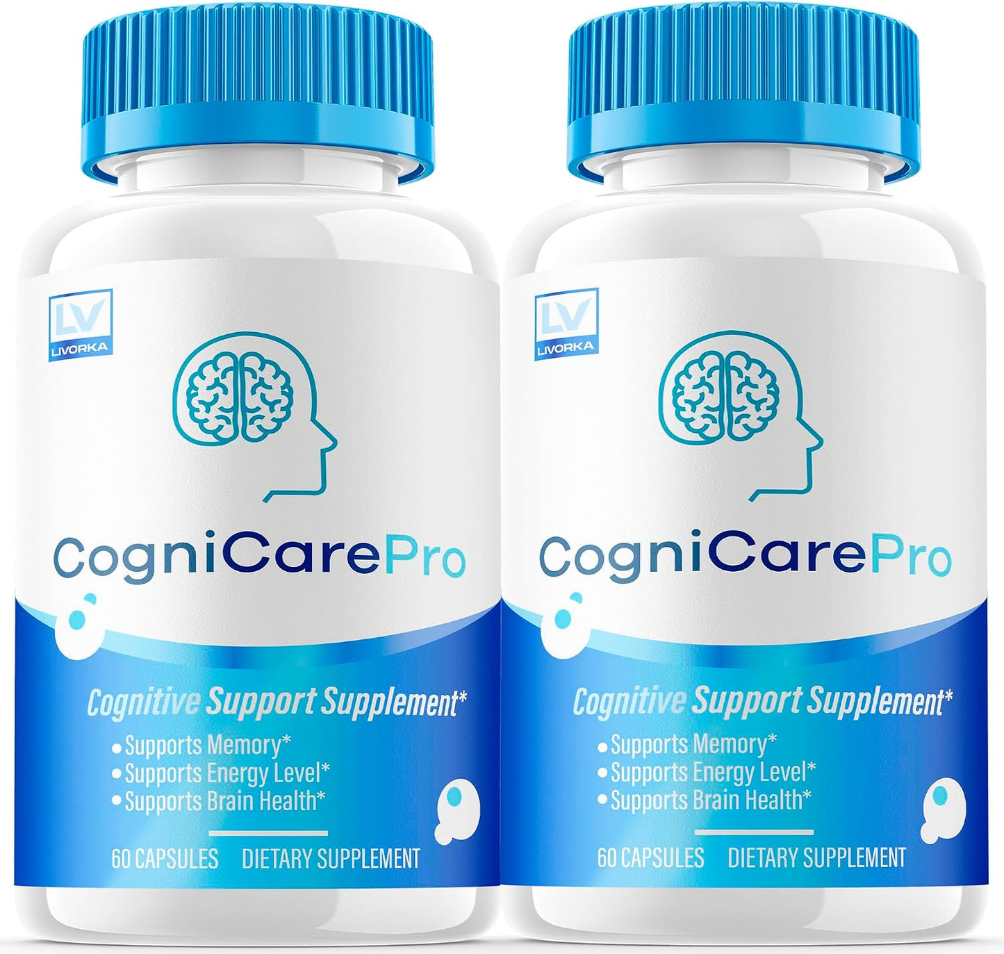 LIVORKA Cognicare Pro Capsules (Pack of 2) – Cognitive Support Supplement, 120 Capsules - görsel 1