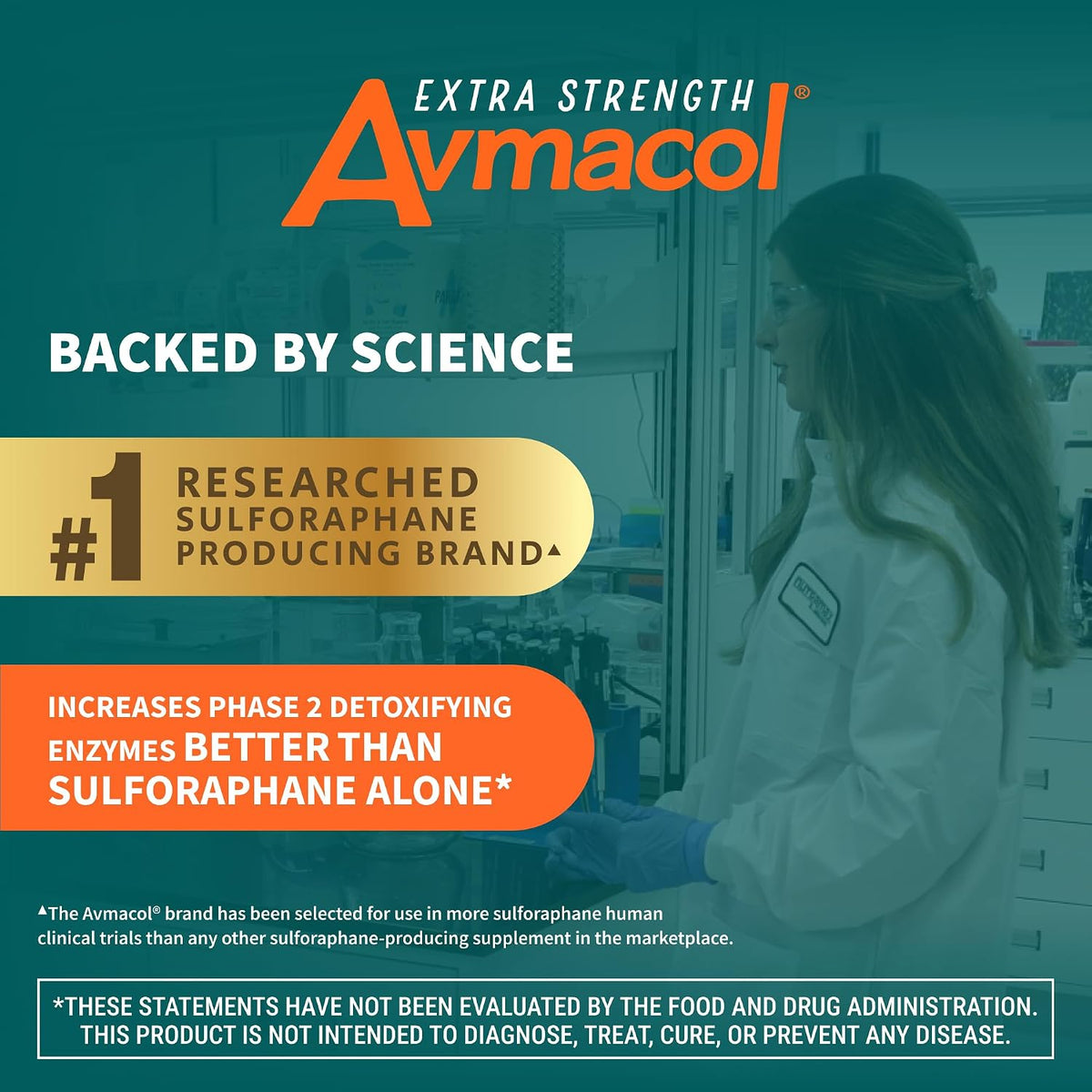 Nutramax Laboratories Avmacol Extra Strength - Sulforaphane Food Supplement for Immune and Natural Defence Support, 75 Tablets - görsel 5