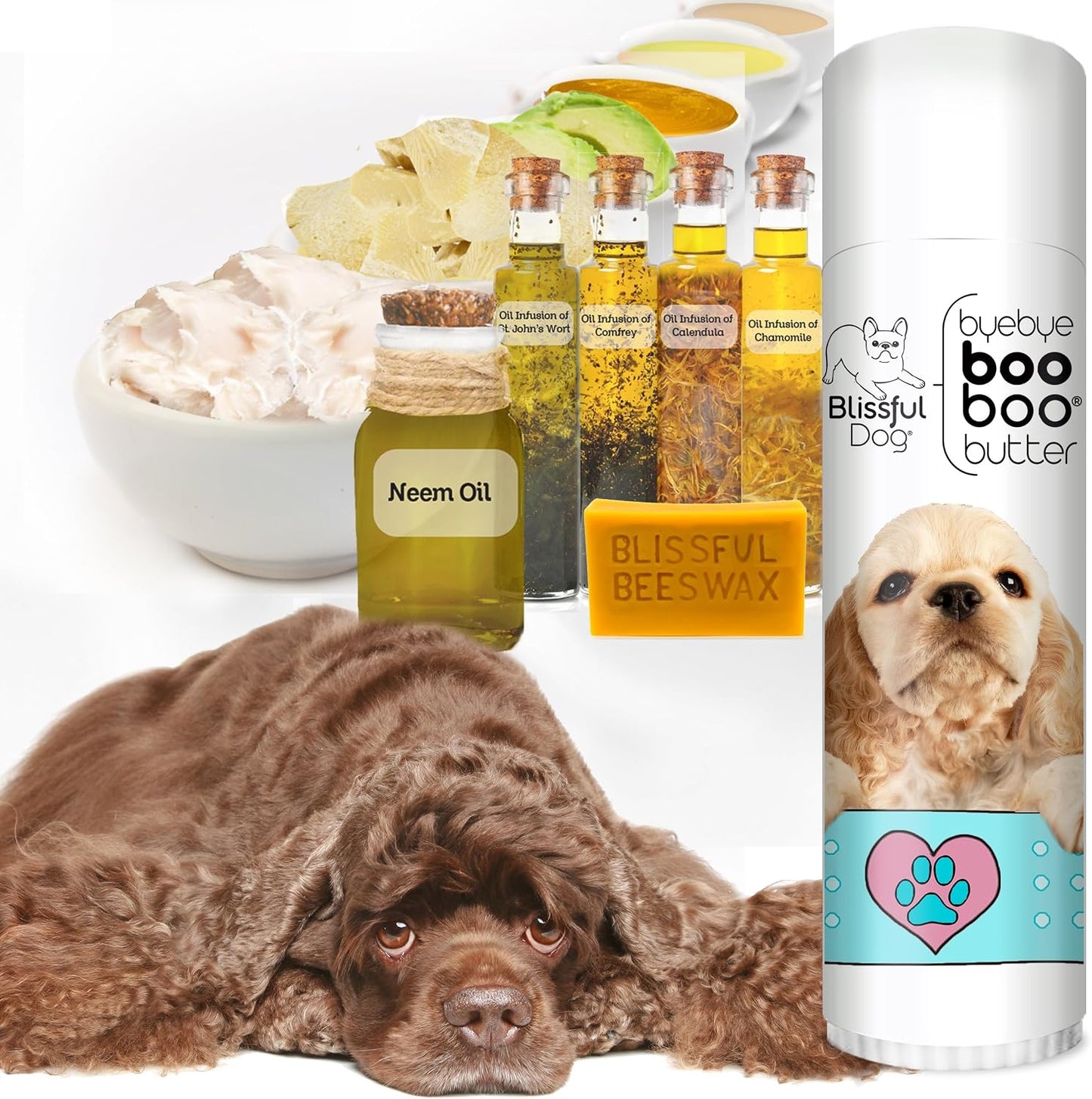 The Blissful Dog Booboo Butter - Cocker Spaniel, 14 g Tube - görsel 2