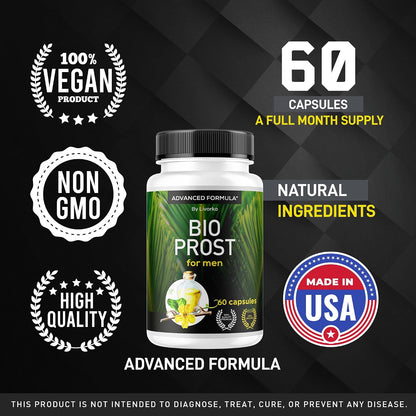 BioProst For Men - 2 Months' Supply (120 Capsules)