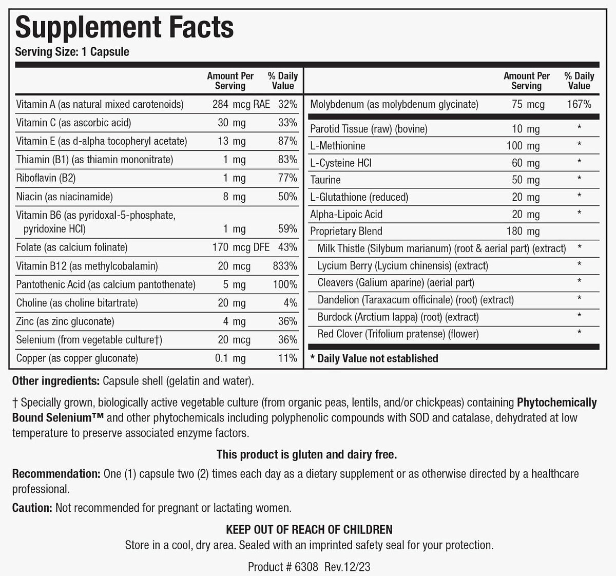 BIOTICS RESEARCH MCS-2 Metabolic Clearing Support - Liver Health, Potent Antioxidant Formula with Milk Thistle, Red Clover, 90 Capsules - görsel 3
