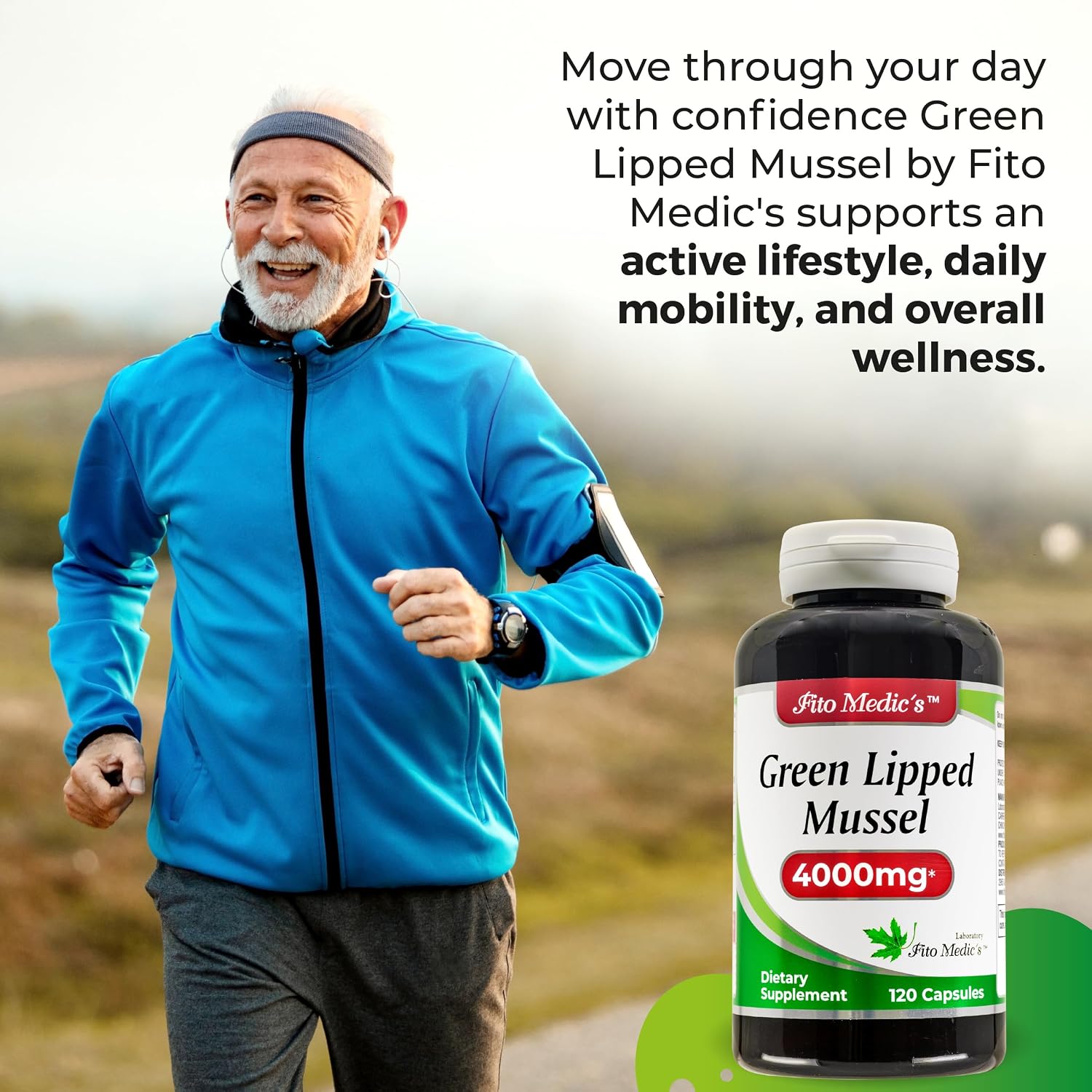 FITO MEDIC'S Green Lipped Mussel | 120 Capsules | Joint Support Supplement - görsel 3