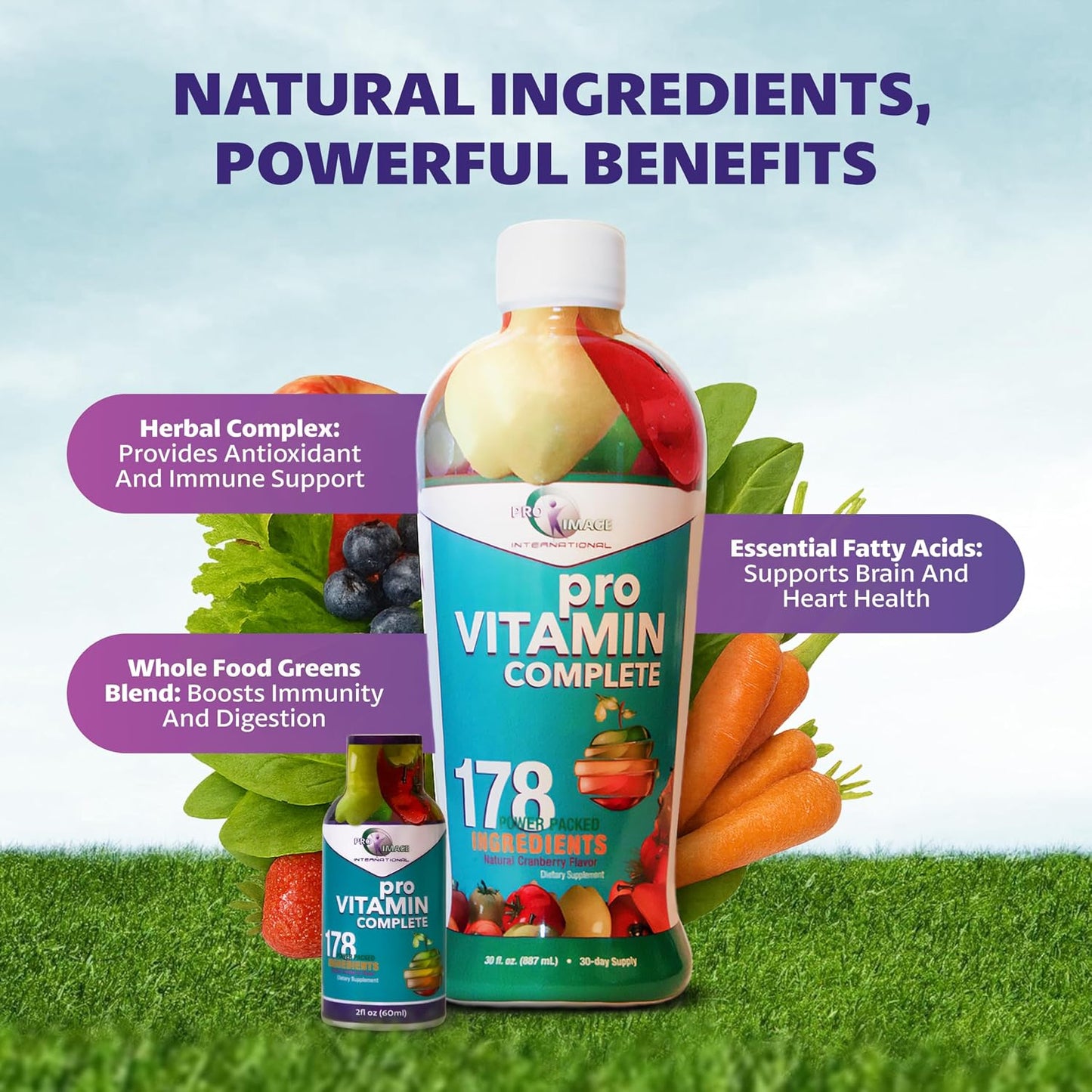 Pro Vitamin Complete 30 oz Liquid Multivitamin Supplement - görsel 5