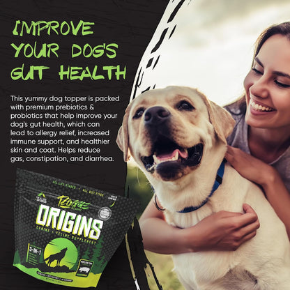 Origins 5-in-1 Dog Supplement - Powdered Food Topper with Natural Heirloom Pork Protein – Image 5