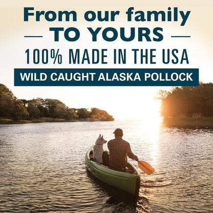Sustainable Wild Alaskan Fish Oil for Dogs – EPA + DHA Omega-3 Supplement – 8 oz Pump – Image 3