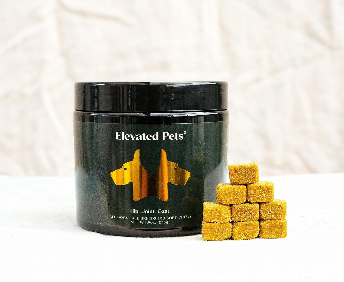 Elevated Pets Ultra-Healthy Omega-3 Fish Oil Chews for Dogs - Joint, Skin & Coat Support with Glucosamine, MSM, Turmeric - görsel 6
