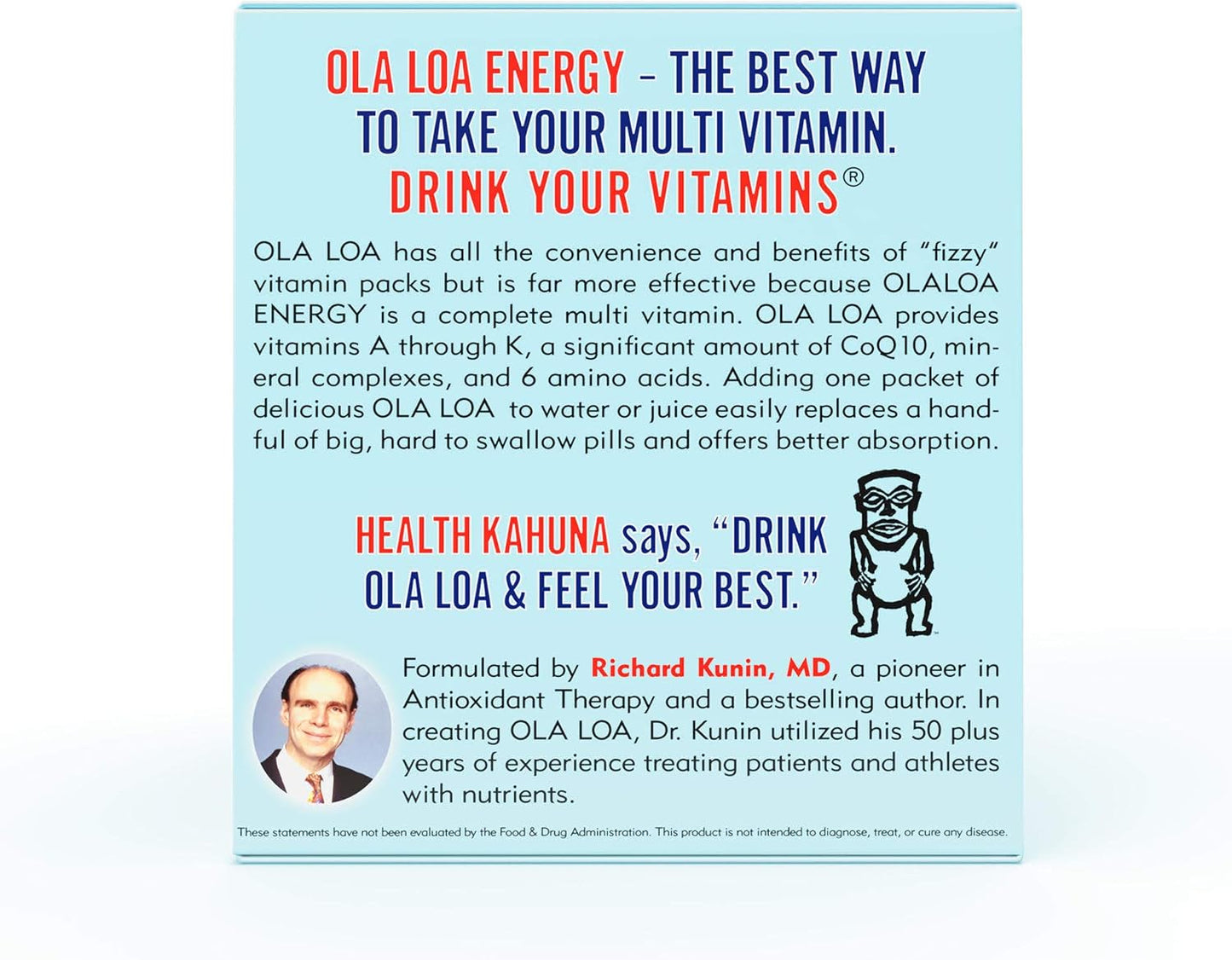 Ola Loa Energy Tropical Multivitamin Drink Mix - 30 Packets - görsel 2
