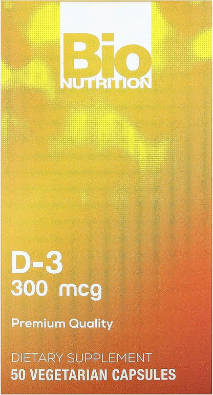 Vitamin D3 12000 IU - 50 Veggie Capsules