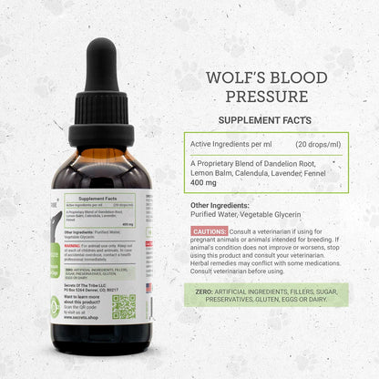 Wolf's Blood Pressure - Natural Herbal Supplement for Dogs (60 ml)