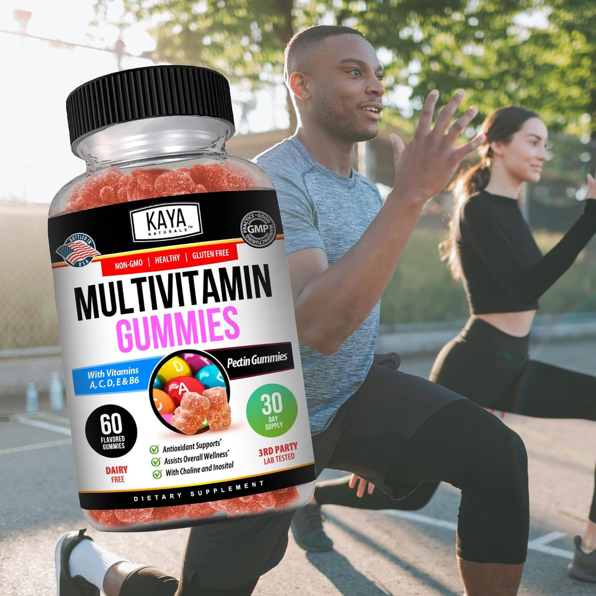 Kaya Naturals Adult Multivitamin Gummy, 60 Gummies - görsel 7