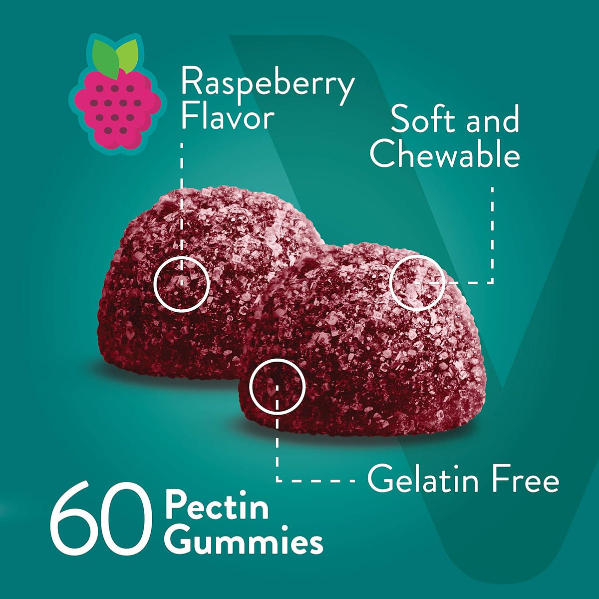 Viteey Biotin Gummies - 10,000 mcg - 60 Count - görsel 3