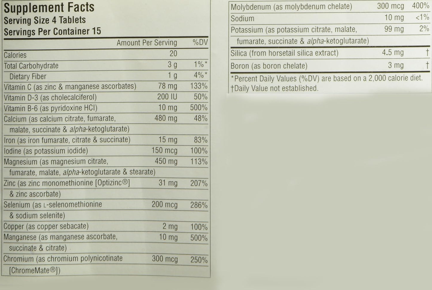 Source Naturals Life Minerals, Krebs Cycle Multi-Mineral Complex, 60 Tablets - görsel 5