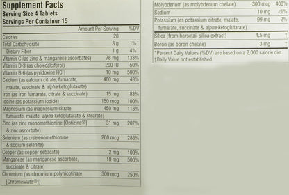 Source Naturals Life Minerals, Krebs Cycle Multi-Mineral Complex, 60 Tablets