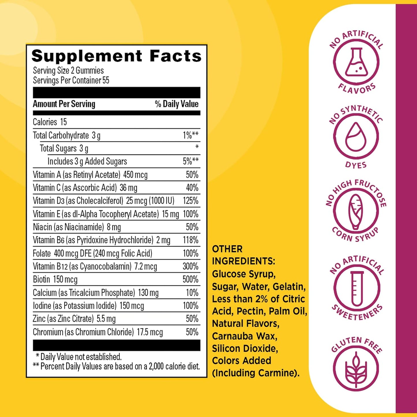 Nature Made Women's Multivitamin Gummies, 150 Count - görsel 6
