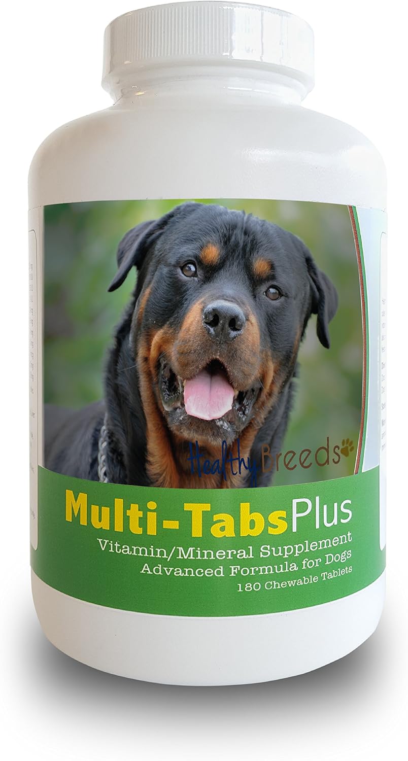 Healthy Breeds Rottweiler Multi-Tabs Plus Chewable Tablets 180 Count - görsel 1