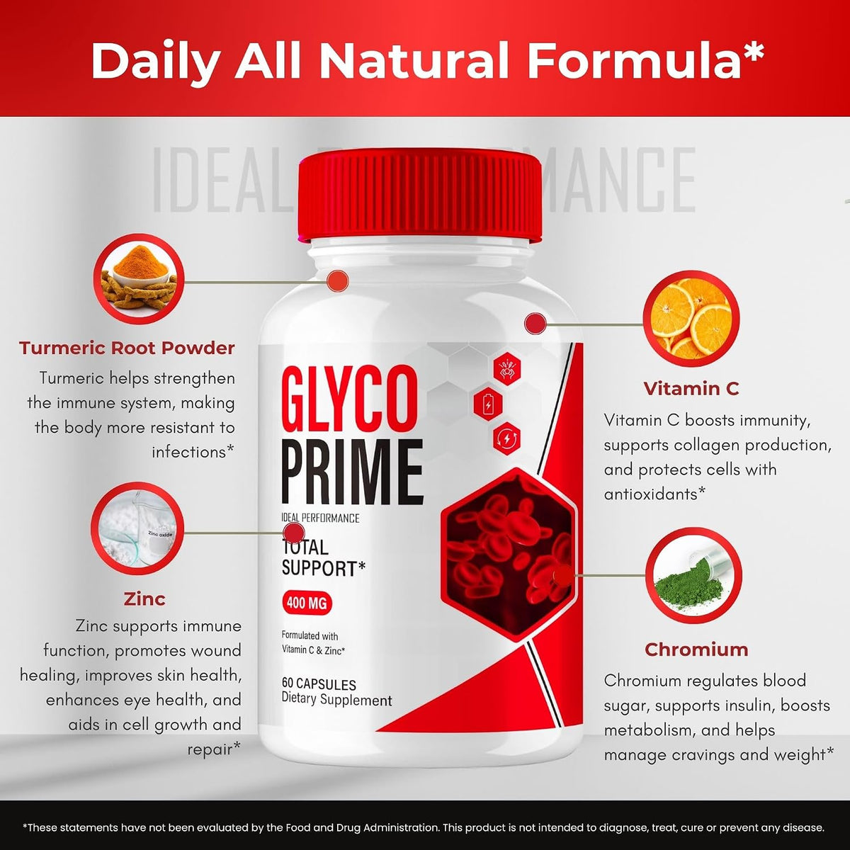 Glyco Prime Advanced Blood Formula – Maximum Strength Supplement (60 Capsules) - görsel 7