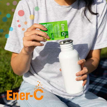 Ener-C Multivitamin Drink Mix with Electrolytes, Lemon & Lime Flavour, 60 Sachets