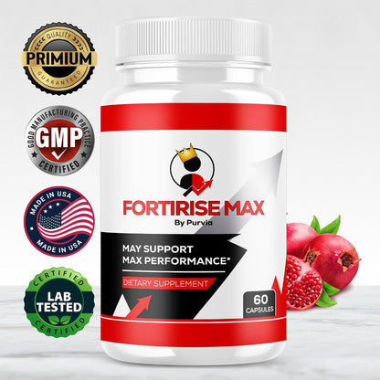 Fortirise Max - Maximum Strength Overall Wellbeing Support Supplement (60 Capsules)