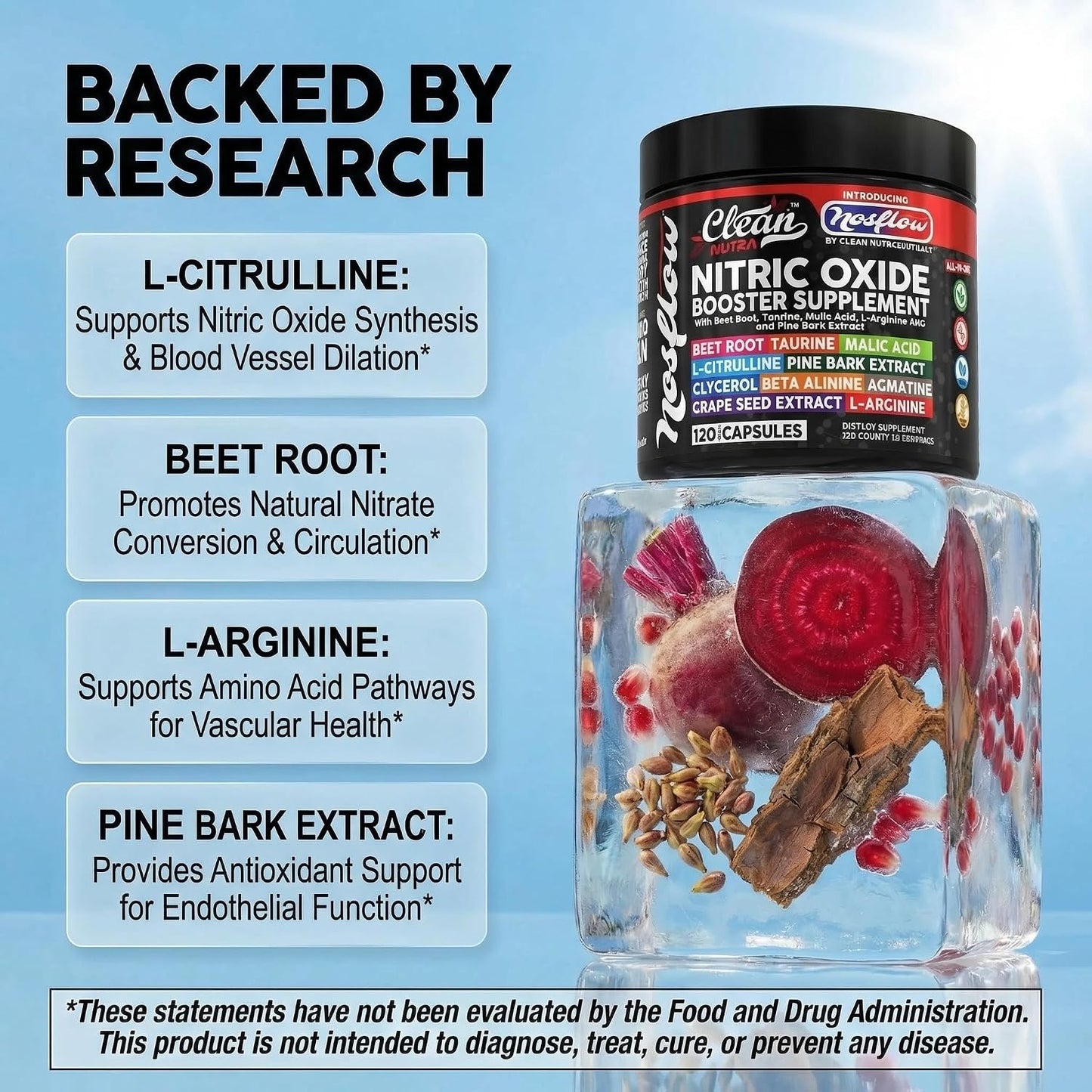 NosFlow Nitric Oxide Supplements for Men and Women - görsel 3
