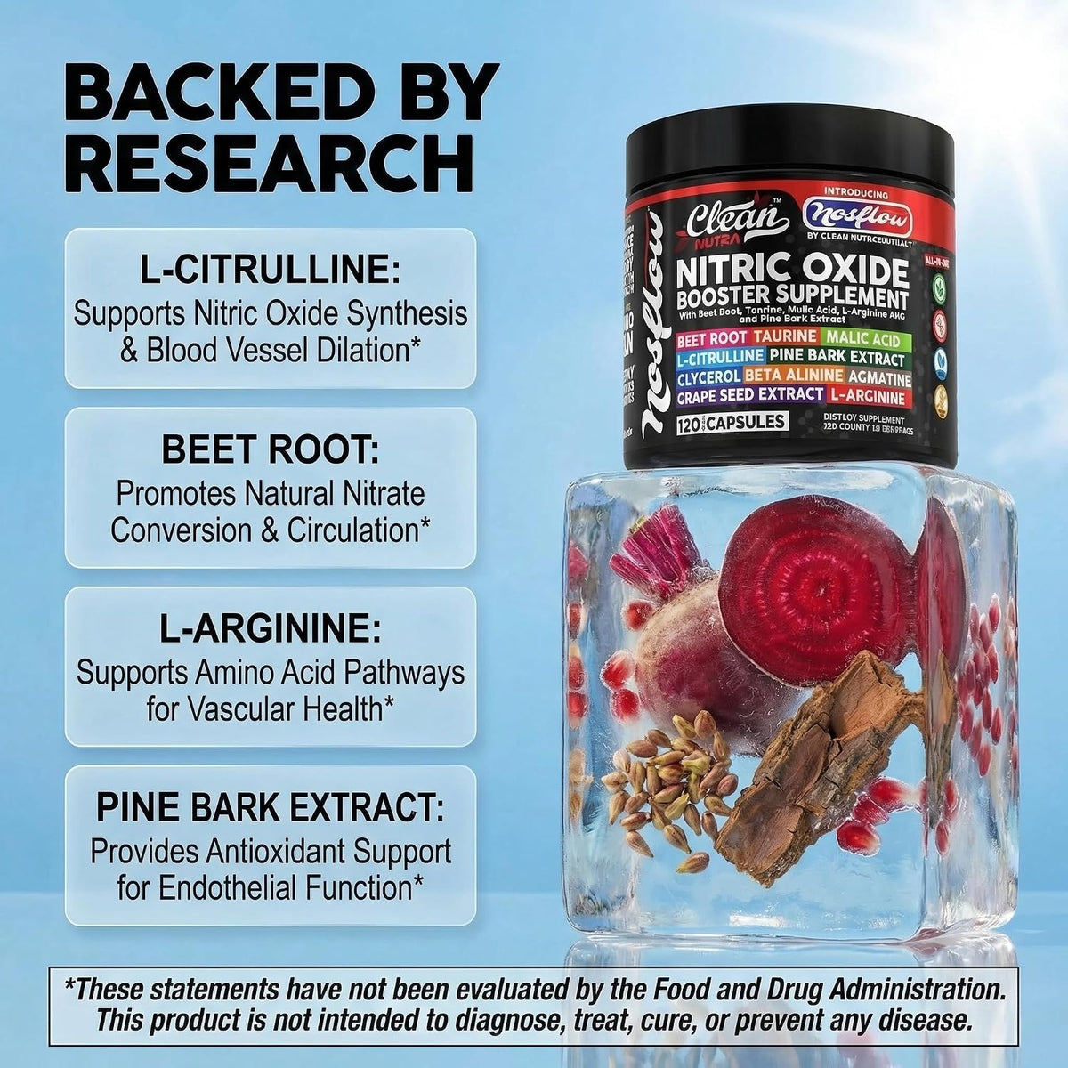 NosFlow Nitric Oxide Supplements for Men and Women - görsel 3